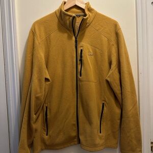 L.L. Bean Men’s Yellow Fleece Jacket